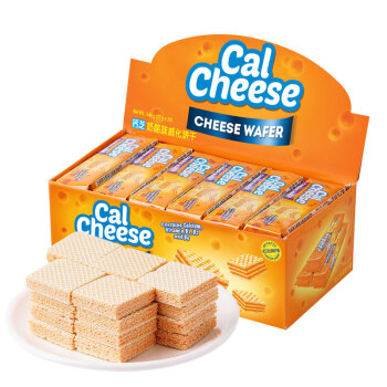 钙芝（Calcheese）奶酪味威化饼干休闲零食早餐食品小吃轻食648克	